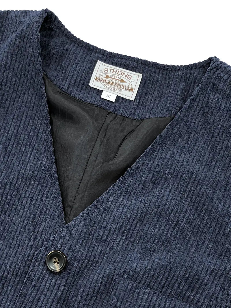 Verney ™ | Gilet Corduroy Élégant