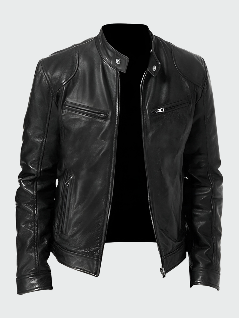 Édouard™ | Veste en Cuir au Caractère Unique